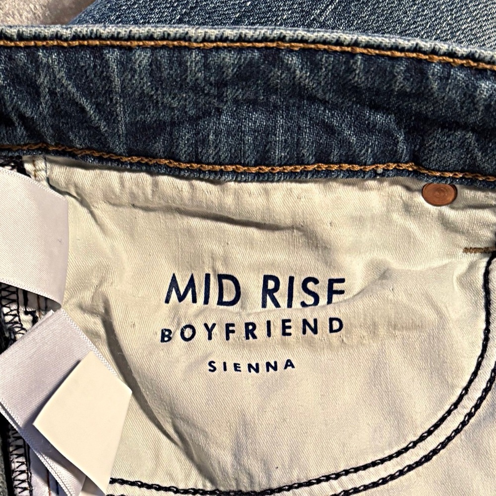 Lucky Brand Women's Blue Boyfriend Jeans - Picture 6 of 7